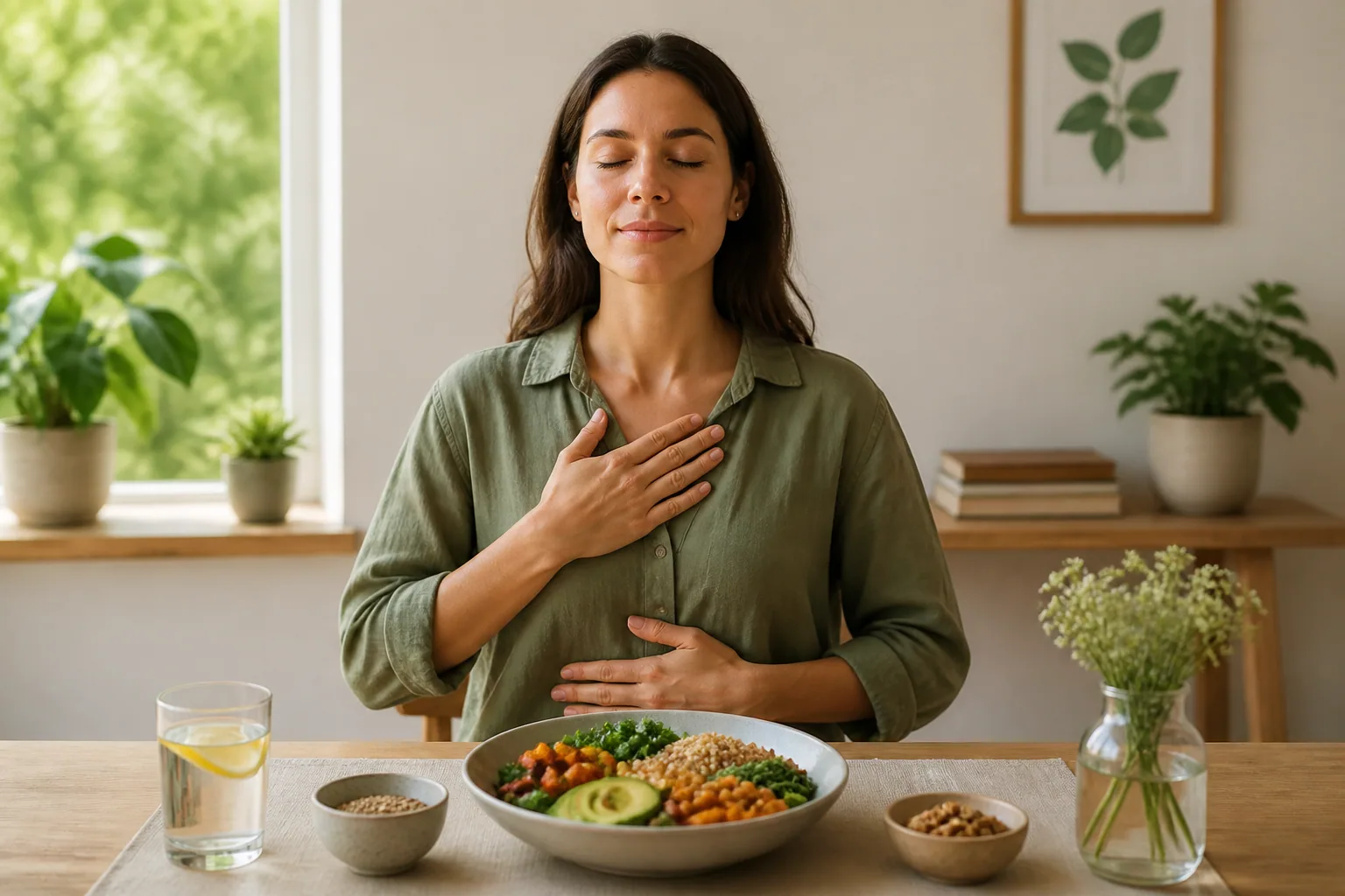 Breathwork & Conscious Eating: How Your Breathing Shapes Digestion, Satiety, and Mealtime Habits